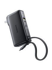 Павербанк Baseus Nomos NT11 Omni Charge Digital Display 2xUSB-C + 1xUSB-A 10000 Black 67 67W 10000mAh Black (P10078807123-00)