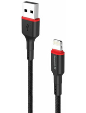 Кабель синхронізації ColorWay USB to Lightning 12W 1m Black (CW-CBUL064-BK)