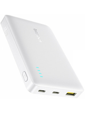 Павербанк Baseus EnerFill FP21 2xUSB-C + 1xUSB-A 22,5W 10000mAh Moon White (P1008210D213-00)