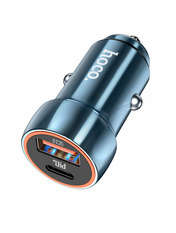 Автомобільний зарядний пристрій Hoco Z46A Blue whale 20W Blue Відсутній 1 USB-A + 1 USB-C Blue 1 USB-A + 1 USB-C