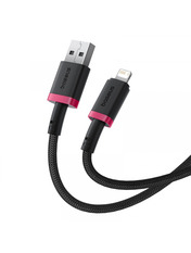 Кабель синхронізації Baseus Dura Type-C to Lightning Black/Red 20W 2m Black/Red (P10377800U01-03)