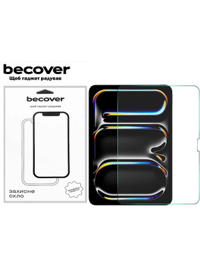Захисне скло BeCover Apple iPad Pro 11" M5 (2025) (715947)