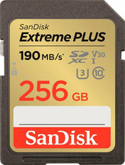 Карта пам'яті SanDisk Extreme Plus 256 ГБ SDXC 256GB UHS-I U3 (SDSDXWV-256G-GNCIN)