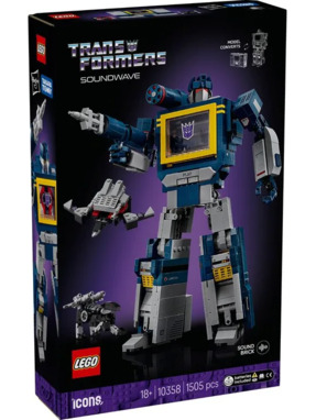 Lego Icons Transformers: Саундвейв 1505 деталей (10358)
