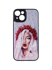 Чохол Prisma Ladies для Apple iPhone 14 Ukrainian Girl