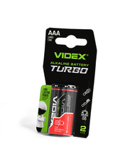 Батарейка Videx Turbo AAA Alkaline 2 2шт (24239)