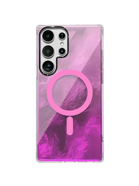 Чохол Shiny Mountain (MagFit) для Samsung Galaxy S938 S25 Ultra Pink (6983251074)