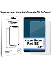Захисне скло BeCover Matte Anti-Glare Xiaomi Redmi Pad SE 8.7 (713447) Захисне скло для планшетів