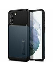 Чохол Spigen Slim Armor для Samsung Galaxy G991 S21 Black/Blue Black/Blue (ACS02444)