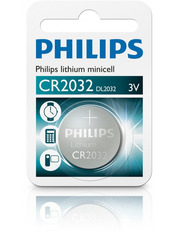Батарейка Philips CR2032 Lithium 1 1шт (CR2032/01B)