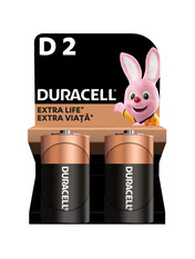Батарейка Duracell D (R20, LR20) Alkaline 2шт (5000394052512 / 81483648)
