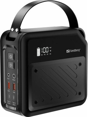 Павербанк Sandberg DC Power Station 2xUSB-C + 2xUSB-A 100W 72000mAh Black (421-22)