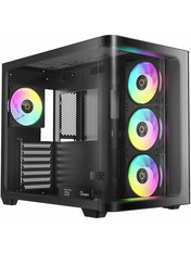 Корпус Ocypus Iota C70 Curve ARGB Без БЖ Midi-Tower Midi-Tower Black (IOTA-C70-BKD400CD-GL)