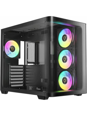 Корпус Ocypus Iota C70 Curve ARGB Midi-Tower Black (IOTA-C70-BKD400CD-GL)