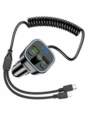 Автомобільний трансмітер Borofone BC45 18W (2 USB-A) Black