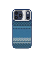 Чохол Kajsa Resort Collection Gradient Stripe with MagSafe B-Ring для Apple iPhone 17 Pro Max Blue Blue (6938170254)