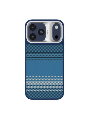 Чохол Kajsa Resort Collection Gradient Stripe with MagSafe B-Ring для Apple iPhone 17 Pro Blue (6907284153)