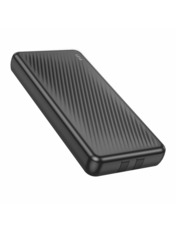 Павербанк Borofone Graceful 1xUSB-C + 2xUSB-A 22,5W 10000mAh Black