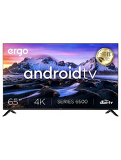 Телевізор Ergo S6500 65 3840x2160 Чорний Так 65" Smart TV Чорний (65GUS6500)