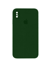 Чохол Silicone Case Square Full Camera для Apple iPhone X/XS Army Green