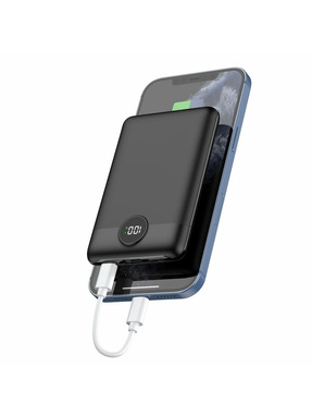 Павербанк VEGER S11 LCD Display 1xUSB-C + 1xUSB-A 22,5W 10000mAh Black (W1140)