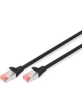 Мережевий патч-корд Digitus AWG 27/7 LSZH Cat.6 S/FTP 0,5m Black (DK-1644-005/BL)
