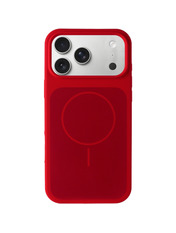 Чохол Silk Duo Color (AA) NO LOGO with Magnetic Fit для Apple iPhone 17 Pro Max Red Red (6982153047)