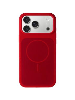 Чохол Silk Duo Color (AA) NO LOGO with Magnetic Fit для Apple iPhone 17 Pro Max Red (6952073184)
