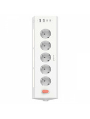 Мережевий фільтр Proove Prism Socket 5 1.6 5/1,6m + 2 USB + 2 Type-C White