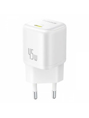 Мережевий зарядний пристрій Baseus EnerFill FN22 White Відсутній 1 USB-C 45 (1 USB-C) 45W White (E0123301)
