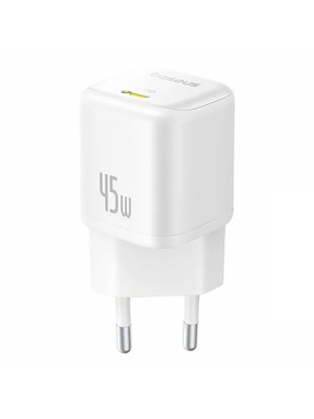 Мережевий зарядний пристрій Baseus EnerFill FN22 (1 USB-C) 45W White (E0123301)