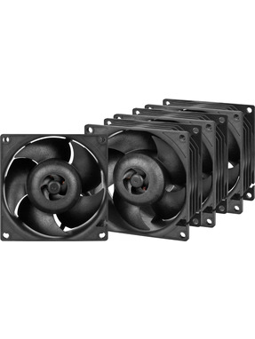 Корпусний вентилятор Arctic S8038-10K (4-PACK) (ACFAN00291A) Black