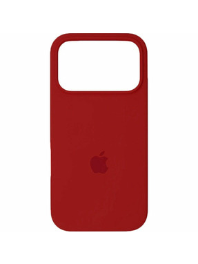 Чохол Silicone Case Full Aquarelle для iPhone 17 Berry Red
