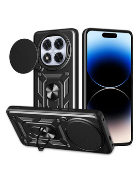 Чохол Ummi Camshield Serge Ring для Xiaomi Poco M8 Pro 5G Black (6958120734)