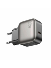Мережевий зарядний пристрій Borofone BAS53A Absolute (1 USB-C) 20W + кабель Lightning Black