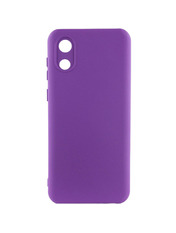 Чохол Silicone Cover Lakshmi Full Camera (A) для Samsung Galaxy A03 Core A032 Purple Purple (6928574103)