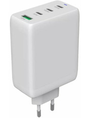 Мережевий зарядний пристрій Canyon OnCharge 100ACC GaN (1 USB-A + 3 USB-C) 100W White (CNS-CUW100ACC)