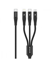 Кабель синхронізації Proove Hydra 3 in1 USB to Type-C 10W 1m Black (CCHY15012101)