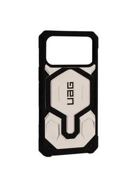 Чохол UAG MONARCH PRO MAGSAFE (Carbon fiber) для Apple iPhone 17 Pro Titanium (6925781034)