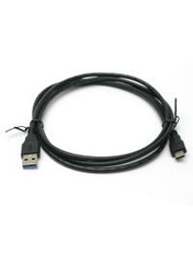 Кабель синхронізації PowerPlant USB to Type-C Black 1,5 1,5m Black (KD00AS1254)
