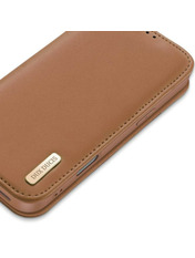 Чохол-книжка Dux Ducis з кишенею для візитівки для Apple iPhone 17 Pro Brown