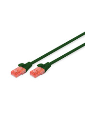 Мережевий патч-корд Digitus AWG 26/7 Cu LSZH Cat.6 UTP Green Зелений 1 1m Green (DK-1617-010/G)