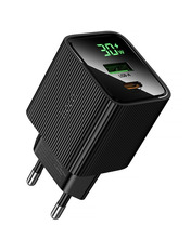 Мережевий зарядний пристрій Hoco CS84A Excellent Black 30 Відсутній 1 USB-A + 1 USB-C (1 USB-A + 1 USB-C) 30W Black
