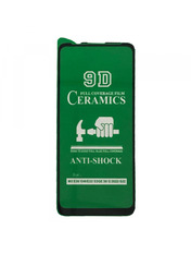 Захисне скло Ceramic для Motorola E40 (OEM) глянсове Black