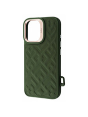 Чохол UAG Copy Rhombus Collection with Magnetic Ring для Apple iPhone 16 Olive Olive (6971380254)
