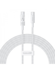 Кабель синхронізації Baseus Gem Type-C to Type-C White 2 100W 2m White (P10373000211-01)