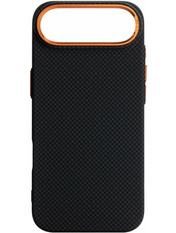 Чохол ArmorStandart LikeCarbon2 SE MagCase для Apple iPhone 17 Air Black/Orange (ARM89166)