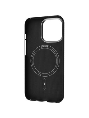 Чохол Proove Carbon Slim with Magnetic Ring для Apple iPhone 14 Pro Black (6971384205)