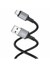 Кабель синхронізації Borofone BX83 Silicone USB to microUSB 10W 1m White White