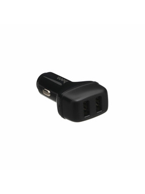 Автомобільний зарядний пристрій Hoco Z36 12W 2 USB-A + кабель Lightning White